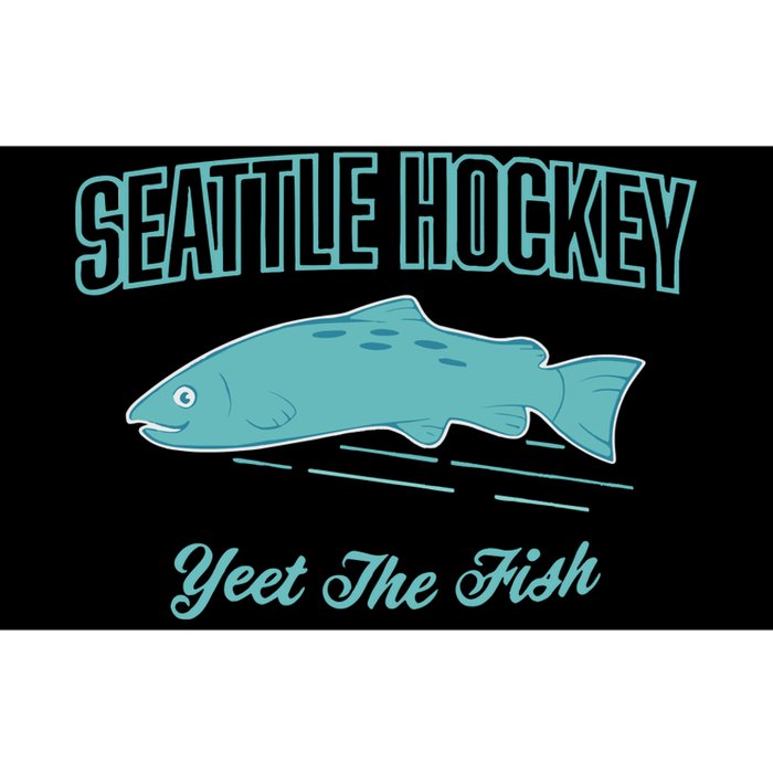 Seattle Hockey Yeet The Fish Bumper Sticker