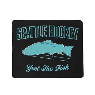 Seattle Hockey Yeet The Fish Mousepad