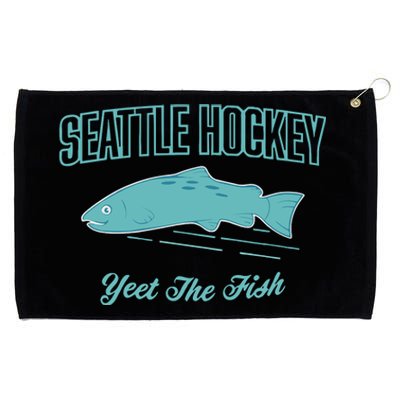 Seattle Hockey Yeet The Fish Grommeted Golf Towel