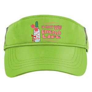 So Happy Youre Enema Life Funny Nurse Happy Valentines Day Gift Adult Drive Performance Visor