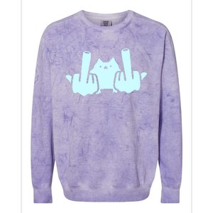 Sillynub Hate You Colorblast Crewneck Sweatshirt