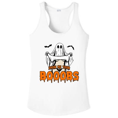 Show He Your Booobs Ladies PosiCharge Competitor Racerback Tank