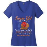 Scorpio Horoscope Zodiac Sign Astrology Gift Women's V-Neck T-Shirt