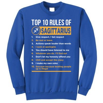 Sagittarius Horoscope Zodiac Astrological Lover Sign Gift Sweatshirt