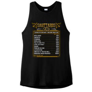 Sagittarius Horoscope Zodiac Facts Traits Rules Astrological Gift Ladies PosiCharge Tri-Blend Wicking Tank