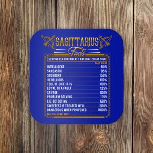 Sagittarius Horoscope Zodiac Facts Traits Rules Astrological Gift Coaster