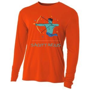 Sagittarius Horoscope Zodiac Sign November December Birthday Gift Cooling Performance Long Sleeve Crew