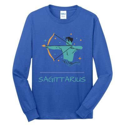 Sagittarius Horoscope Zodiac Sign November December Birthday Gift Tall Long Sleeve T-Shirt