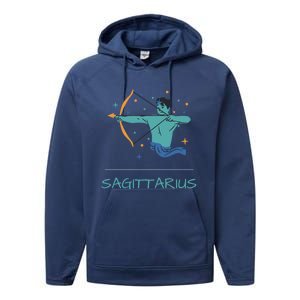 Sagittarius Horoscope Zodiac Sign November December Birthday Gift Performance Fleece Hoodie