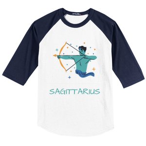 Sagittarius Horoscope Zodiac Sign November December Birthday Gift Baseball Sleeve Shirt