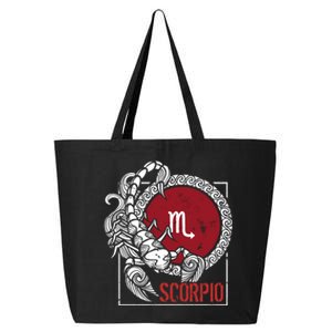 Scorpion Horoscope Zodiac Sign Born October November Gift 25L Jumbo Tote