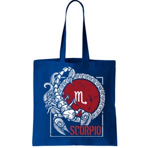 Scorpion Horoscope Zodiac Sign Born October November Gift Tote Bag