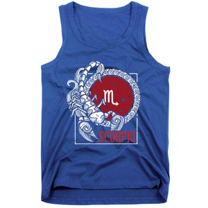 Scorpion Horoscope Zodiac Sign Born October November Gift Tank Top