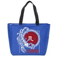 Scorpion Horoscope Zodiac Sign Born October November Gift Zip Tote Bag