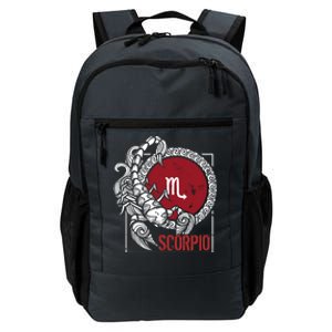 Scorpion Horoscope Zodiac Sign Born October November Gift Daily Commute Backpack