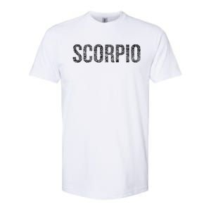 Scorpio Horoscope Zodiac November Gift Softstyle CVC T-Shirt