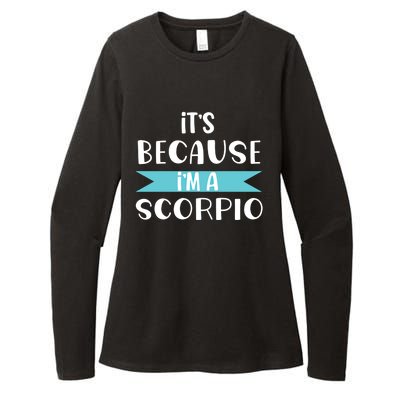 Scorpio Horoscope Zodiac Sign Astrology Gift Womens CVC Long Sleeve Shirt