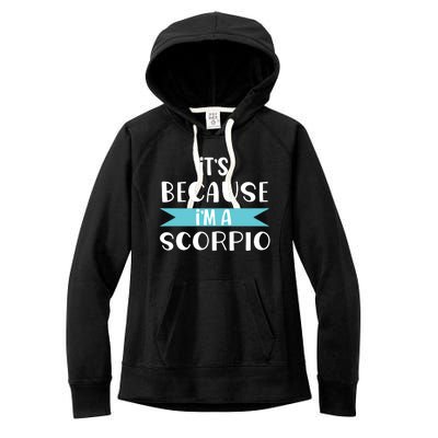 Scorpio Horoscope Zodiac Sign Astrology Gift Women's Fleece Hoodie