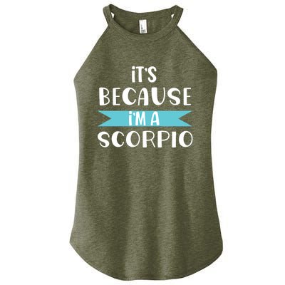 Scorpio Horoscope Zodiac Sign Astrology Gift Women’s Perfect Tri Rocker Tank