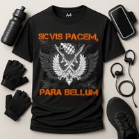 Si Vis Pacem Para Bellum Peace War Cooling Performance Crew T-Shirt