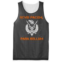 Si Vis Pacem Para Bellum Peace War Mesh Reversible Basketball Jersey Tank