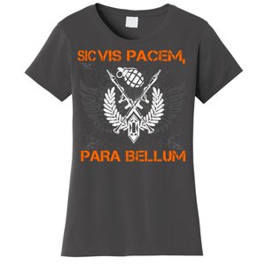 Si Vis Pacem Para Bellum Peace War Women's T-Shirt