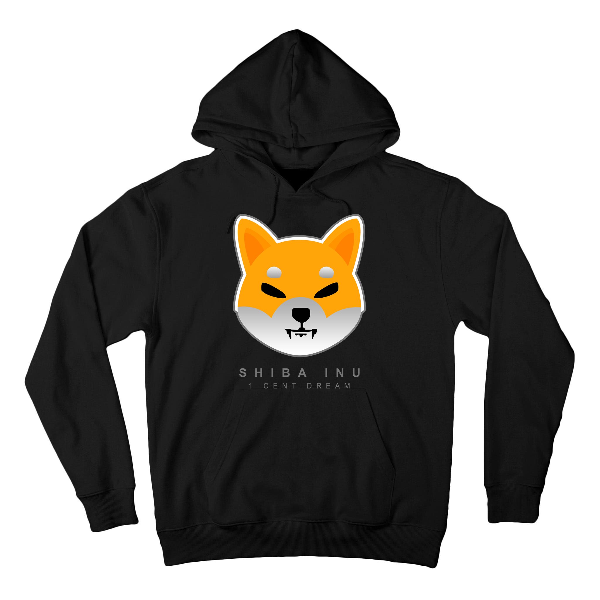 Shiba Inu 1 Cent Dream Crypto Trading Tall Hoodie
