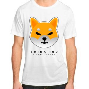 Shiba Inu 1 Cent Dream Crypto Trading Adult ChromaSoft Performance T-Shirt