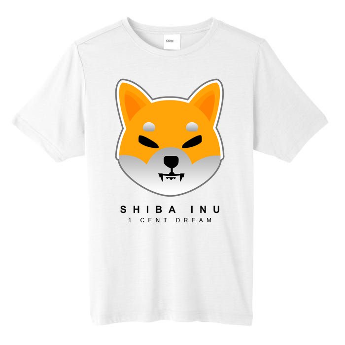 Shiba Inu 1 Cent Dream Crypto Trading Tall Fusion ChromaSoft Performance T-Shirt