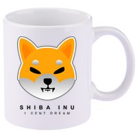 Shiba Inu 1 Cent Dream Crypto Trading 11oz C Handle Ceramic Mug