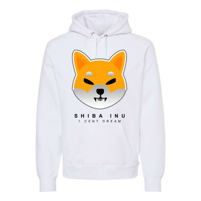 Shiba Inu 1 Cent Dream Crypto Trading Premium Hoodie