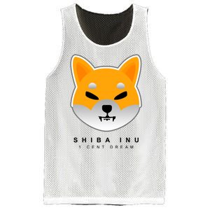 Shiba Inu 1 Cent Dream Crypto Trading Mesh Reversible Basketball Jersey Tank