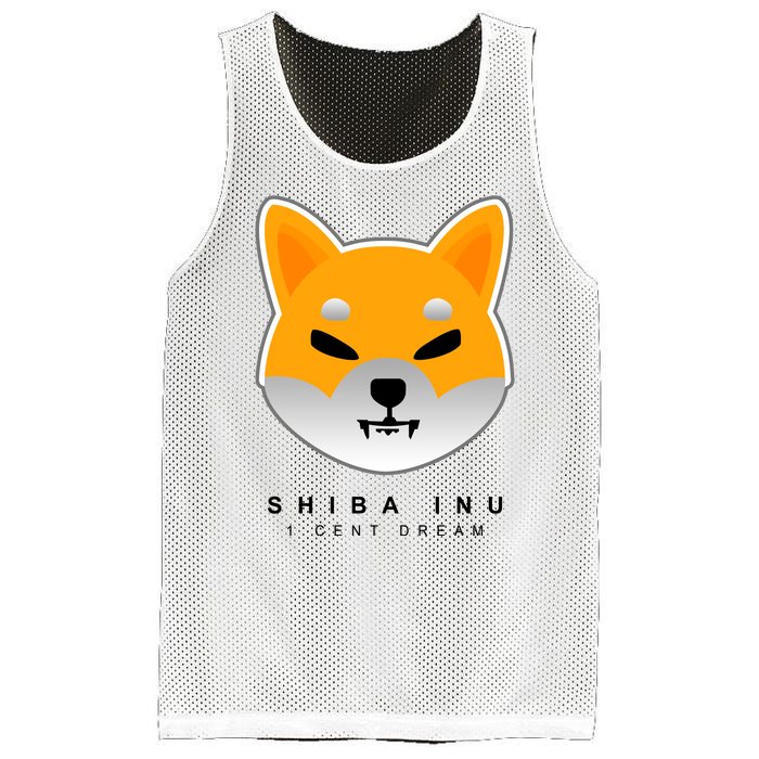 Shiba Inu 1 Cent Dream Crypto Trading Mesh Reversible Basketball Jersey Tank