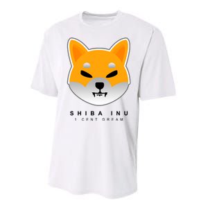 Shiba Inu 1 Cent Dream Crypto Trading Performance Sprint T-Shirt