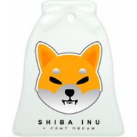 Shiba Inu 1 Cent Dream Crypto Trading Ceramic Bell Ornament