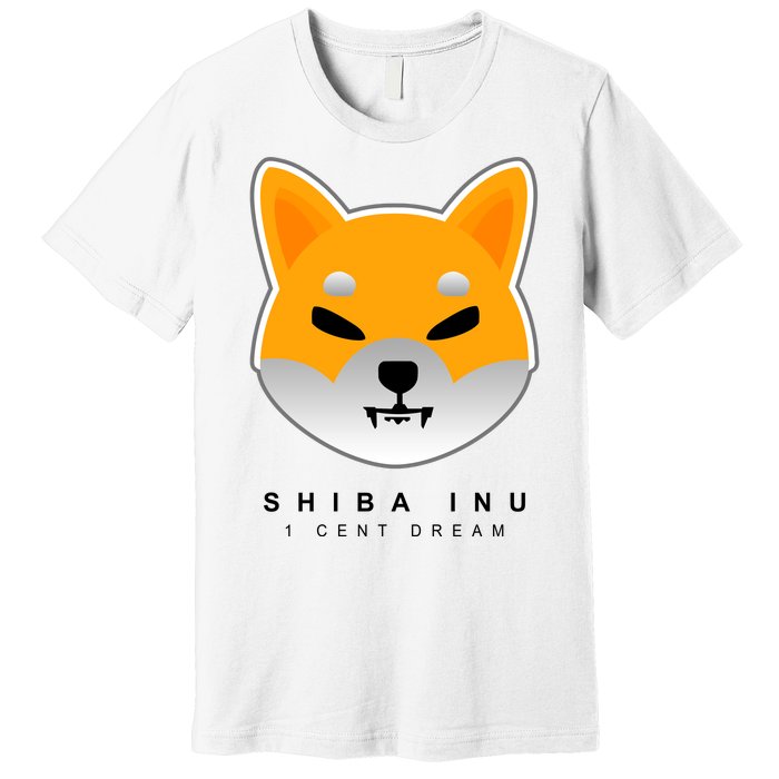 Shiba Inu 1 Cent Dream Crypto Trading Premium T-Shirt