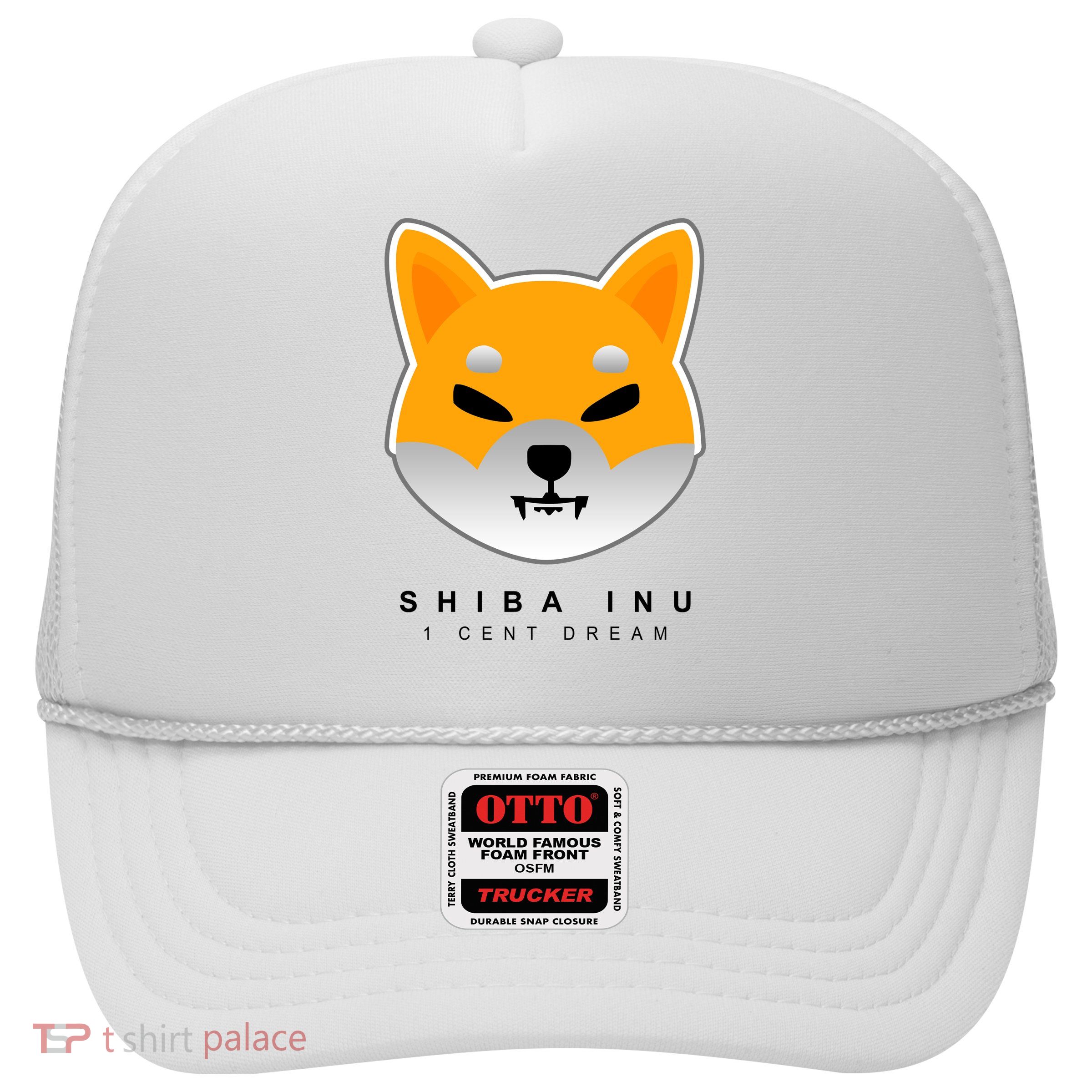 Shiba Inu 1 Cent Dream Crypto Trading Trucker Hat