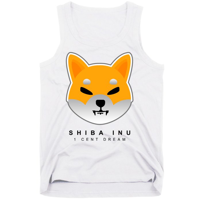 Shiba Inu 1 Cent Dream Crypto Trading Tank Top