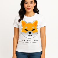 Shiba Inu 1 Cent Dream Crypto Trading Womens T-Shirt
