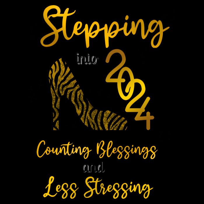 Stepping Into 2024 Counting Blessings And Less Stressing Stripe Pom Pom Beanie