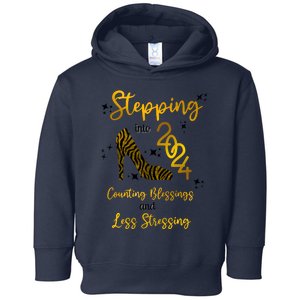 Stepping Into 2024 Counting Blessings And Less Stressing Toddler Hoodie