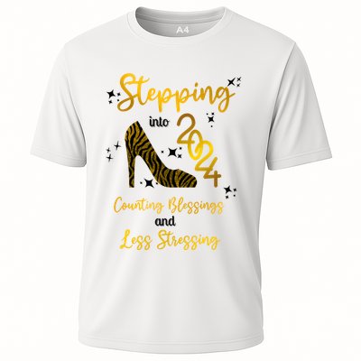 Stepping Into 2024 Counting Blessings And Less Stressing Performance Shirt