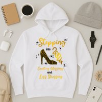 Stepping Into 2024 Counting Blessings And Less Stressing Hoodie