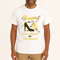 Stepping Into 2024 Counting Blessings And Less Stressing Tall T-Shirt
