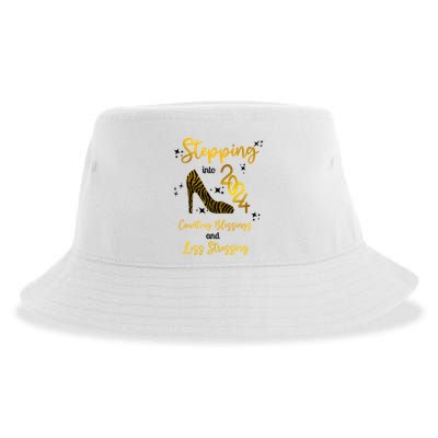 Stepping Into 2024 Counting Blessings And Less Stressing Sustainable Bucket Hat
