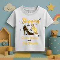 Stepping Into 2024 Counting Blessings And Less Stressing Toddler T-Shirt