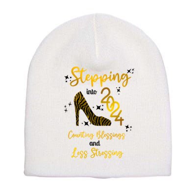 Stepping Into 2024 Counting Blessings And Less Stressing Short Acrylic Beanie