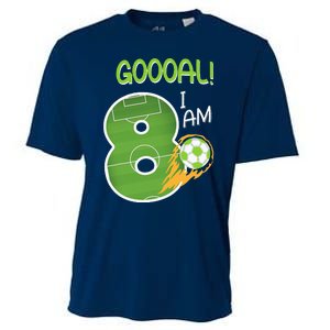 Soccer i'm 8 years old birthday Cooling Performance Crew T-Shirt