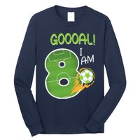 Soccer i'm 8 years old birthday Long Sleeve Shirt