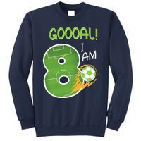 Soccer i'm 8 years old birthday Sweatshirt